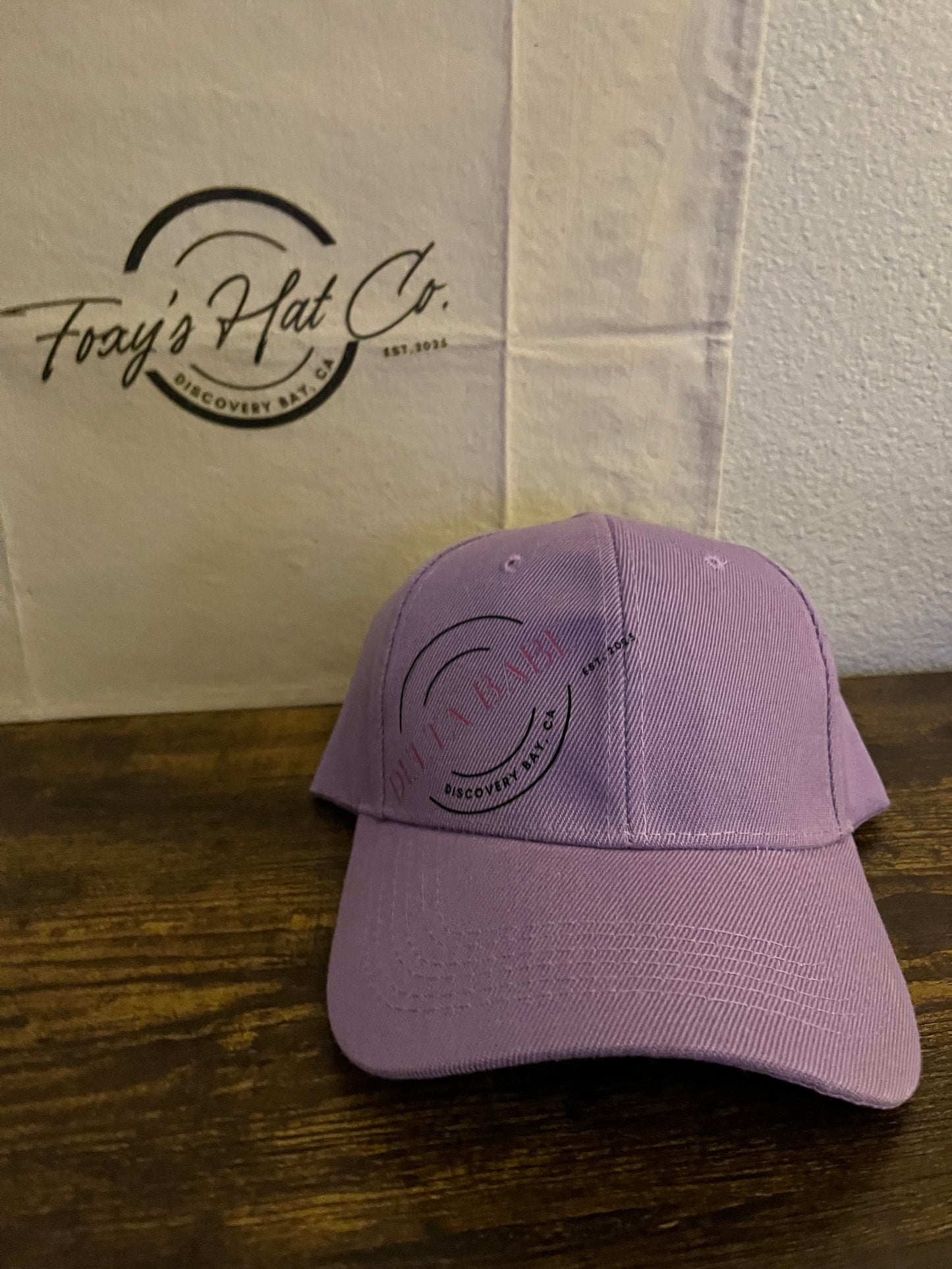 Purple Adjustable Delta Babe Hat