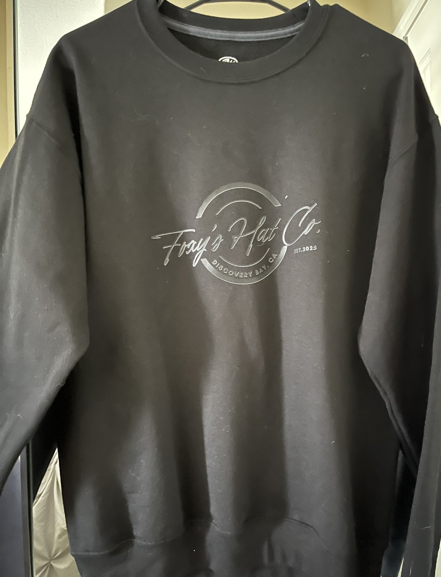 Women's Black Logo Sweatshirt