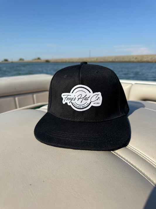 Black or White Flex Fit 210 Patch Logo Hat