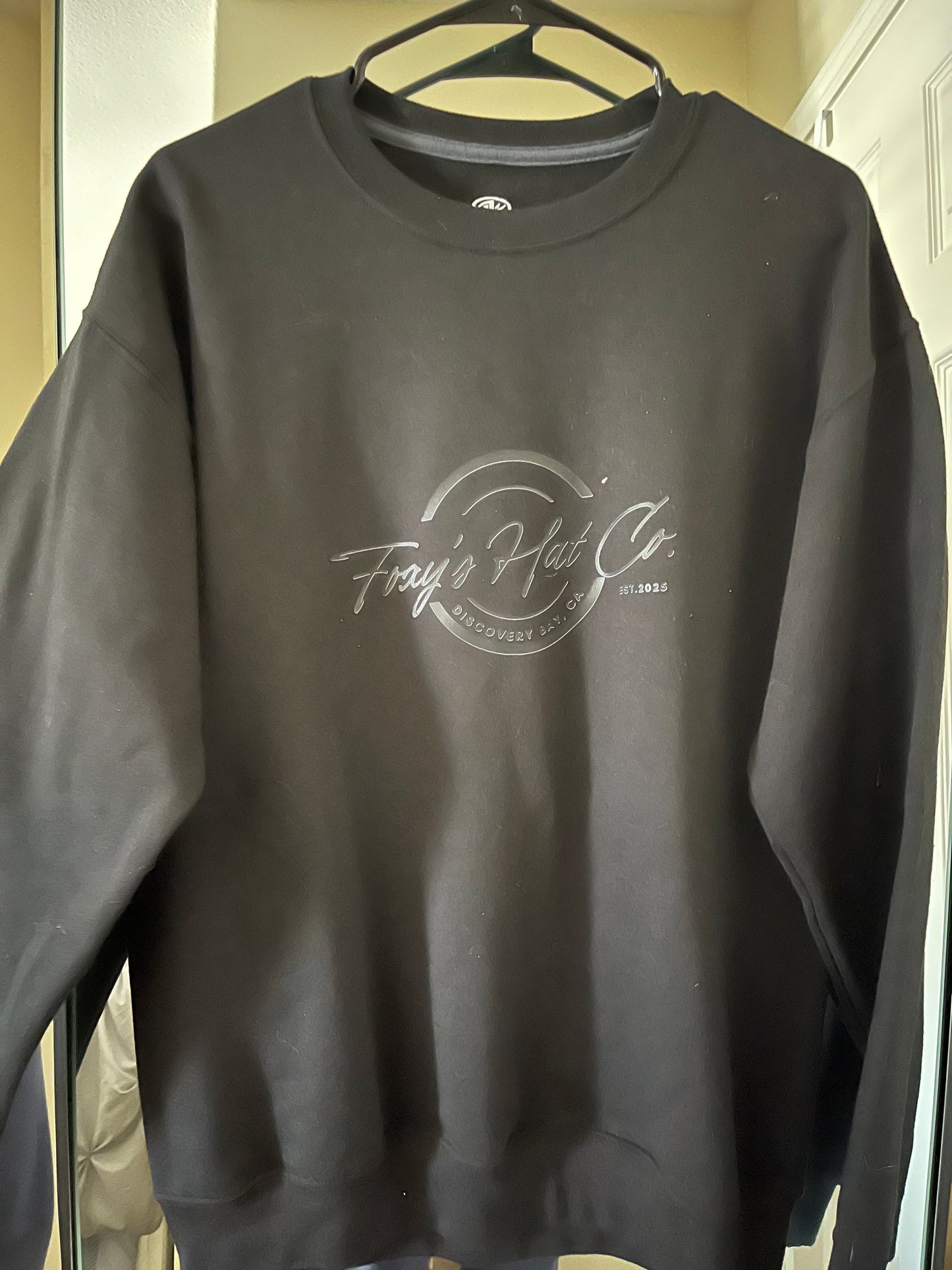 Women's Black Logo Sweatshirt