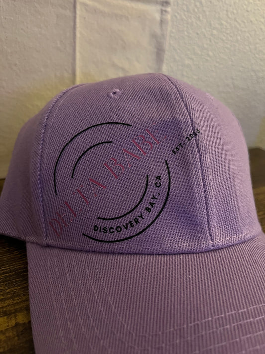Purple Adjustable Delta Babe Hat