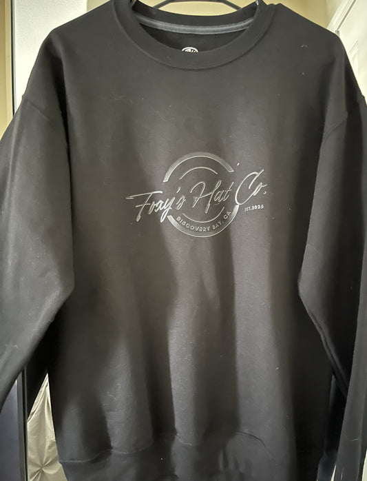 Women's Black Logo Sweatshirt