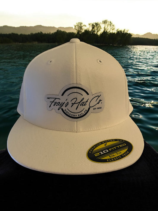 Black or White Flex Fit 210 Patch Logo Hat