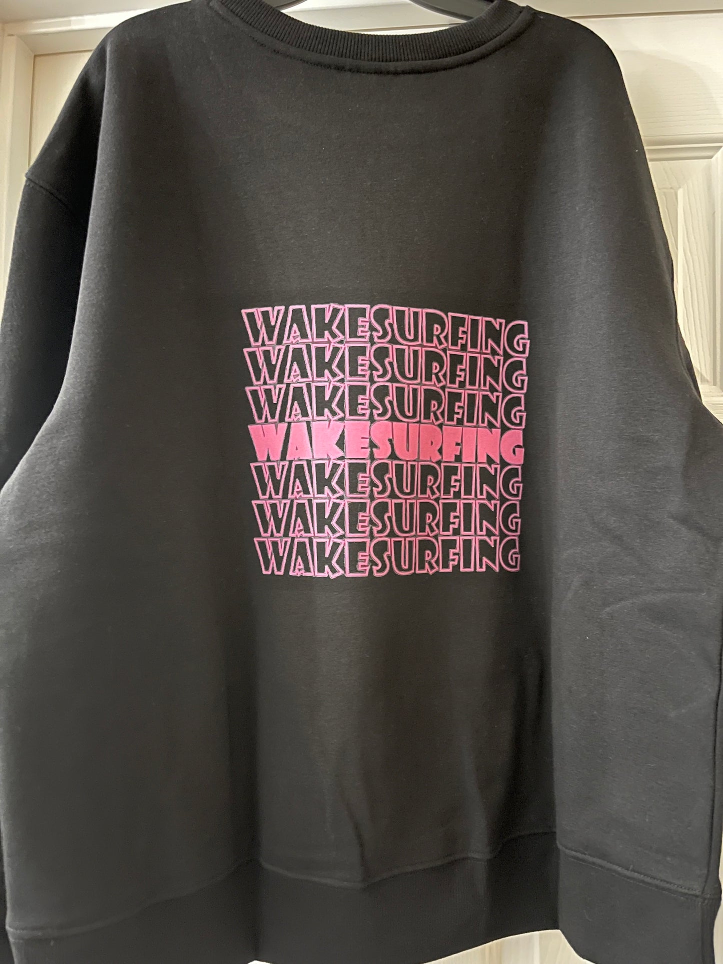 Black Women/Teen Wake surfing Sweatshirt